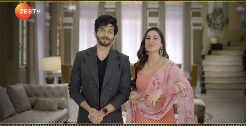 Dheeraj Dhoopar and Shraddha Arya on Zee TV's Bhagya Lakshmi
