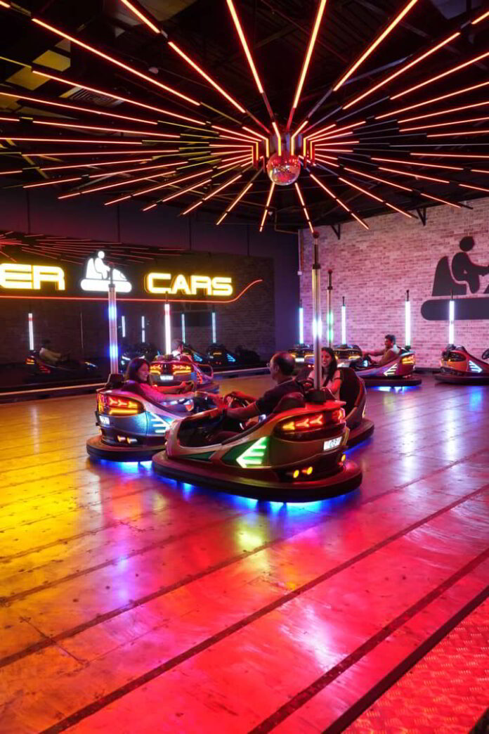 Bumper cars at Timezone Inorbit Mall Malad