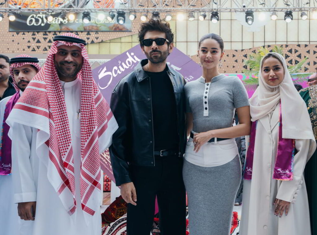 Kartik Aryan & Ananya Panday at Spectacular Saudi