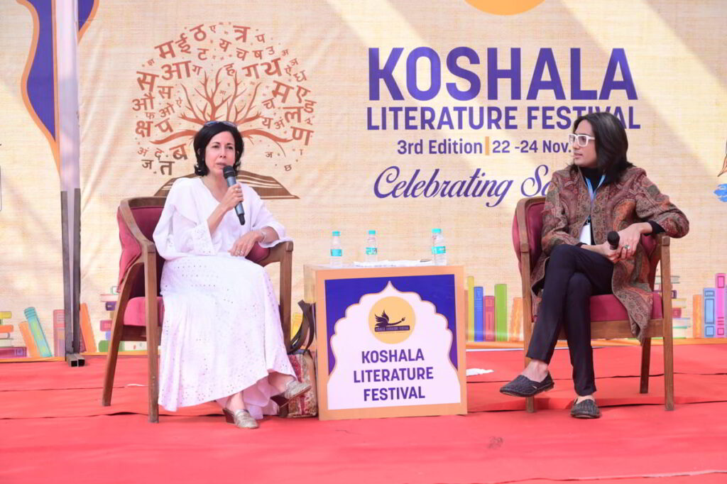 L-R Ira Mukhoty and Eric Chopra Koshala Literature Festival 2025 Returns to Lucknow