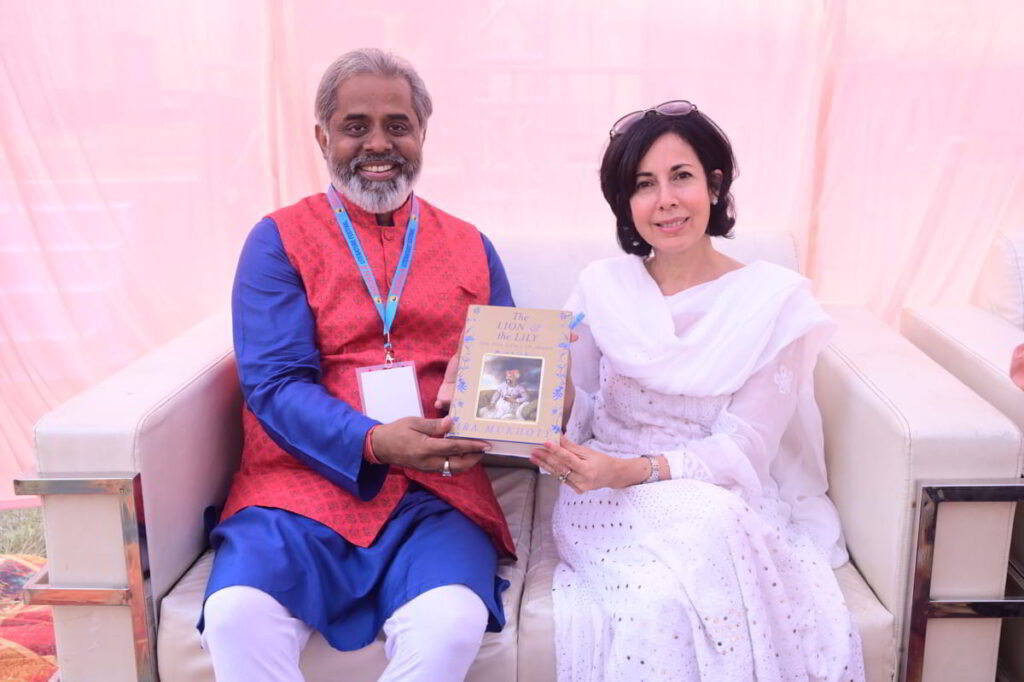 L-R Prashant Singh and Ira Mukhoty Koshala Literature Festival 2025 Returns to Lucknow